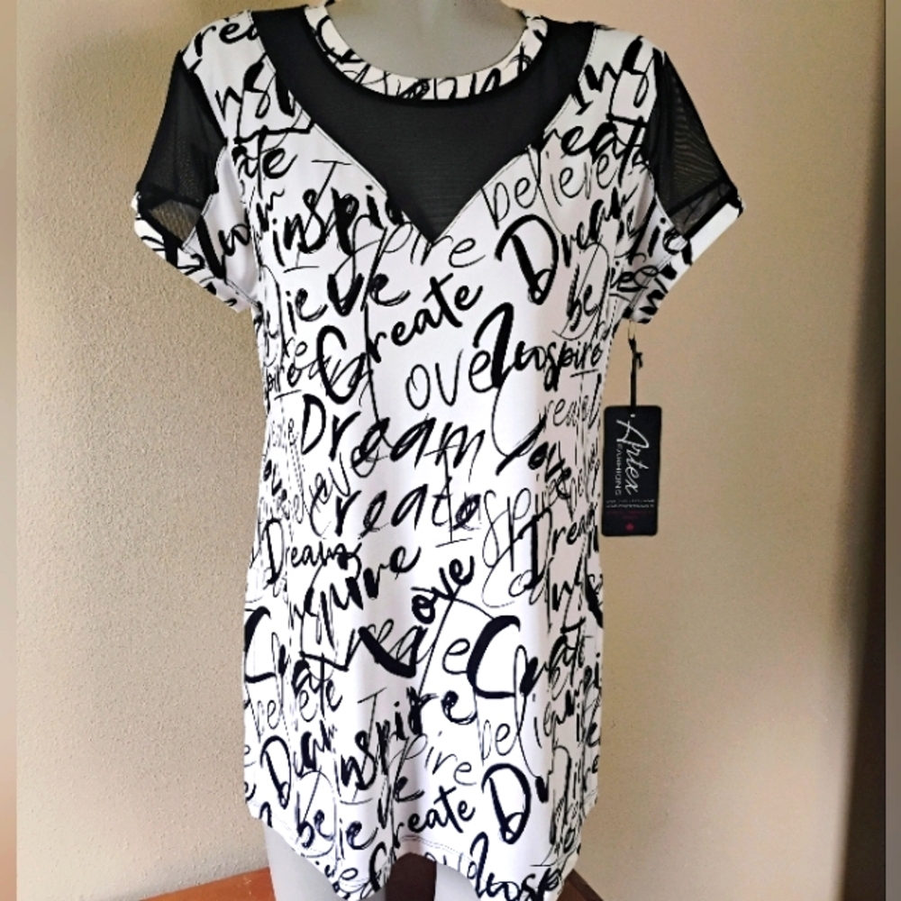 🆕 Artex tunic top, MD, NEW with tags